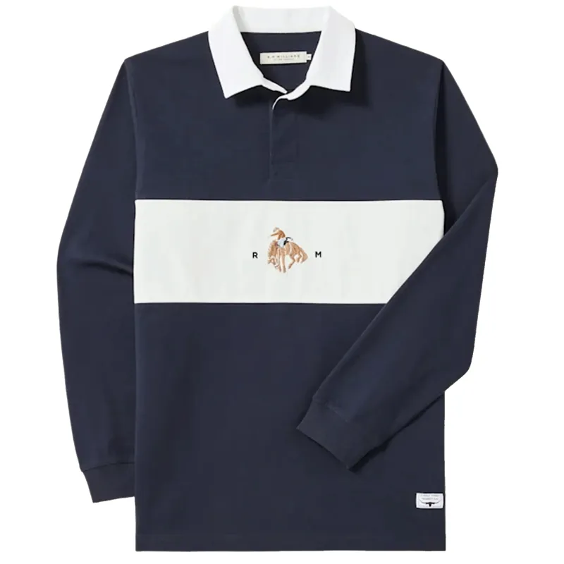 RM Williams Buck Rugby Navy