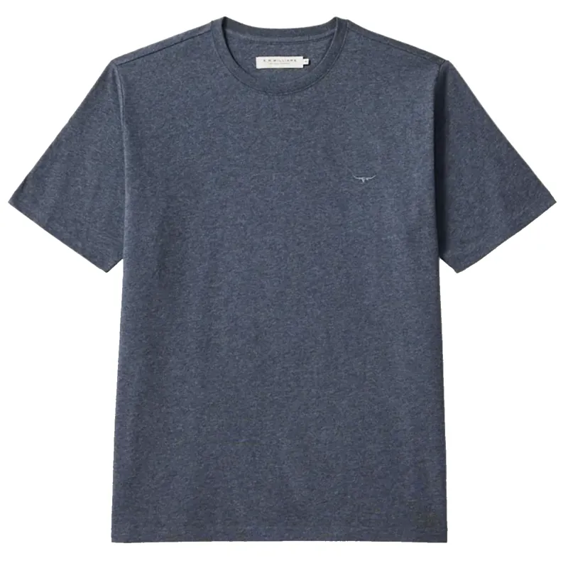 RM Williams Parson T-Shirt Dark Blue Marle