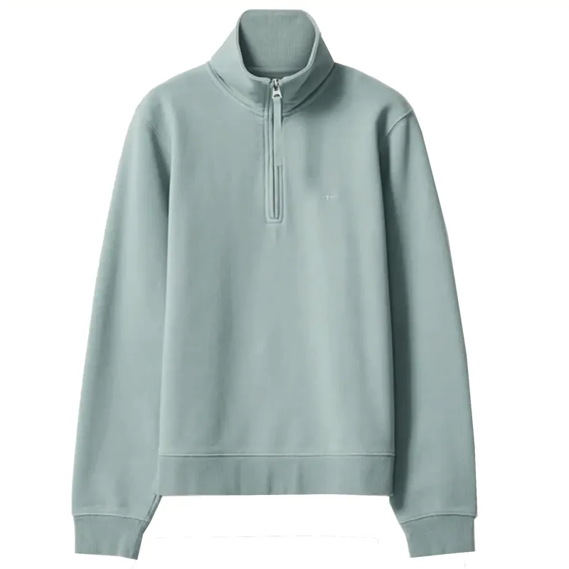 RM Williams Trickett Quarter Zip Sweatshirt Jade