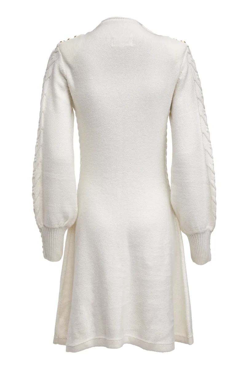 Holland Cooper Rachel Mini Dress Oyster-2