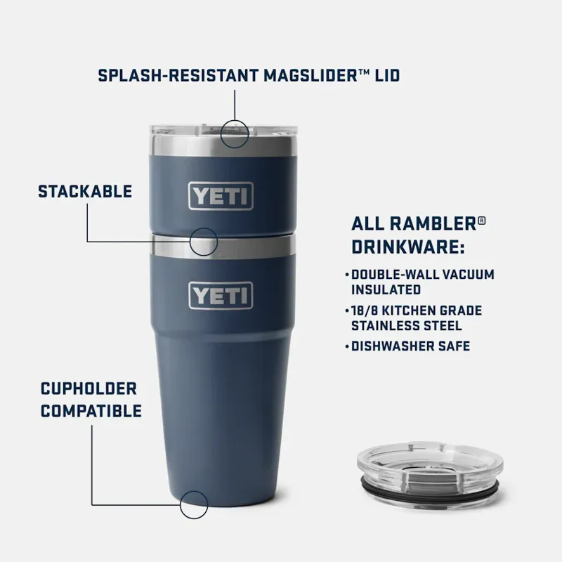 Yeti Rambler 20oz Stackable Cup King Crab-2