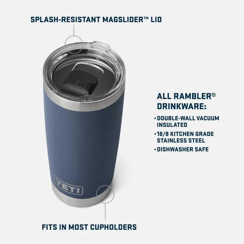 Yeti Rambler 20oz Tumbler in Upland Bird Olive-3