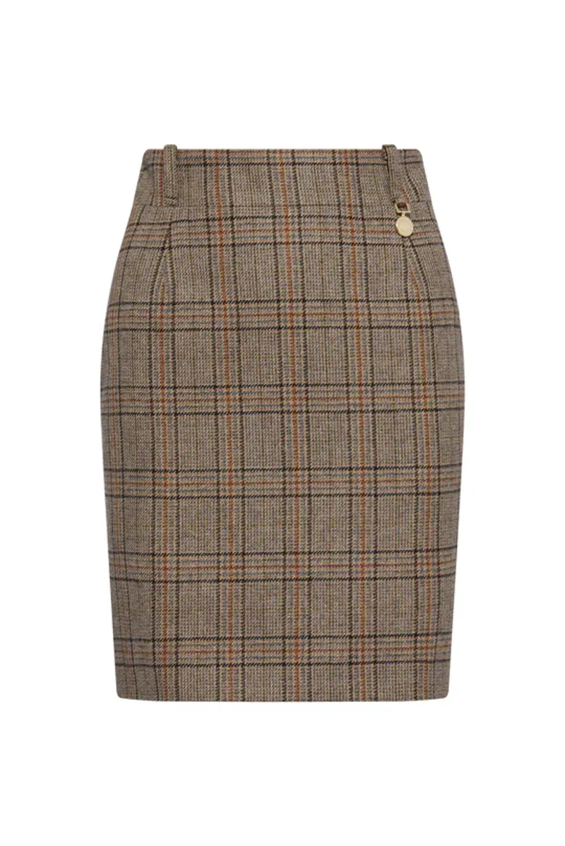 Holland Cooper Regency Skirt Bourbon Tweed