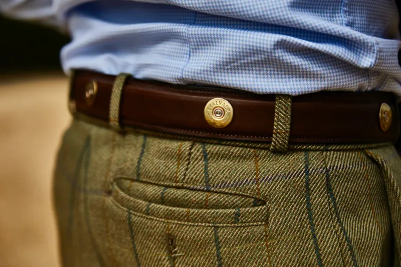 Hicks and Hides Broadway Field Belt Brown-1