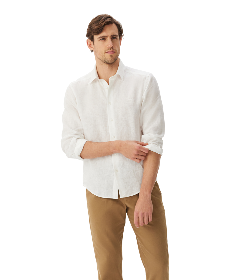 RM Williams Classic Shirt White-1