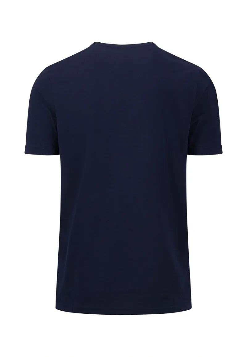 Fynch-Hatton O-Neck T-shirt in Navy-1