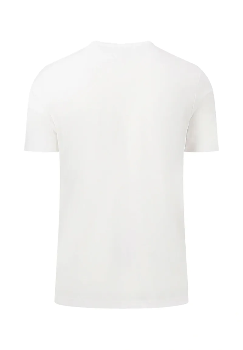 Fynch-Hatton O-Neck T-shirt in White-1