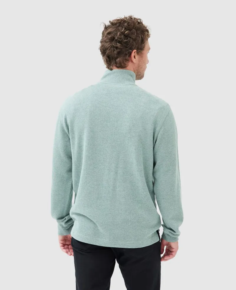 Rodd and Gunn Alton Ave Quarter Zip Sweat Sage-2