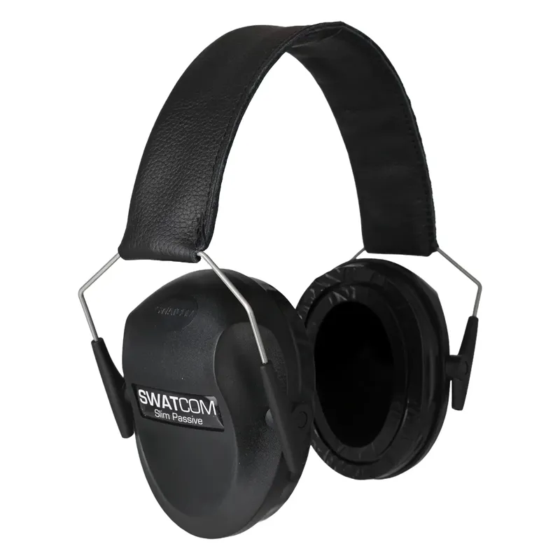 SWATCOM Slim Passive Ear Defenders Black