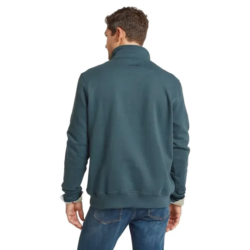 Schoffel Country Bude Sweatshirt in Deep Ocean Blue-4