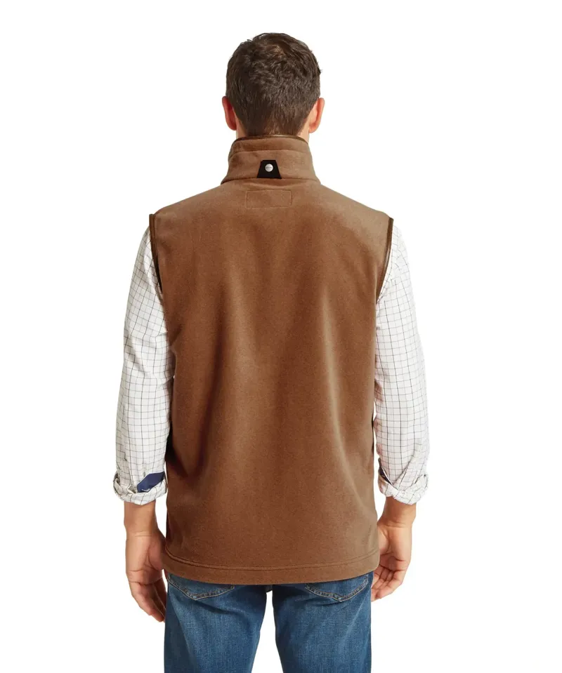 Schoffel Country Oakham Fleece Gilet in Toffee-4