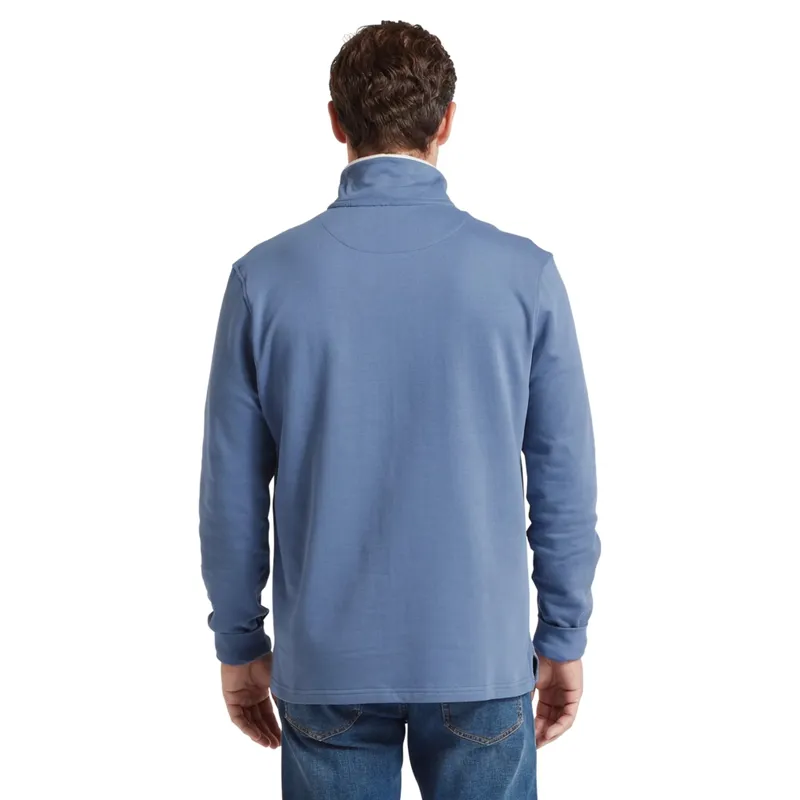 Schoffel Country Trencrom Quarter Zip in Vintage Indigo/Stone-4