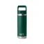 Yeti Rambler 18oz Colour Straw Bottle Black Forest Green