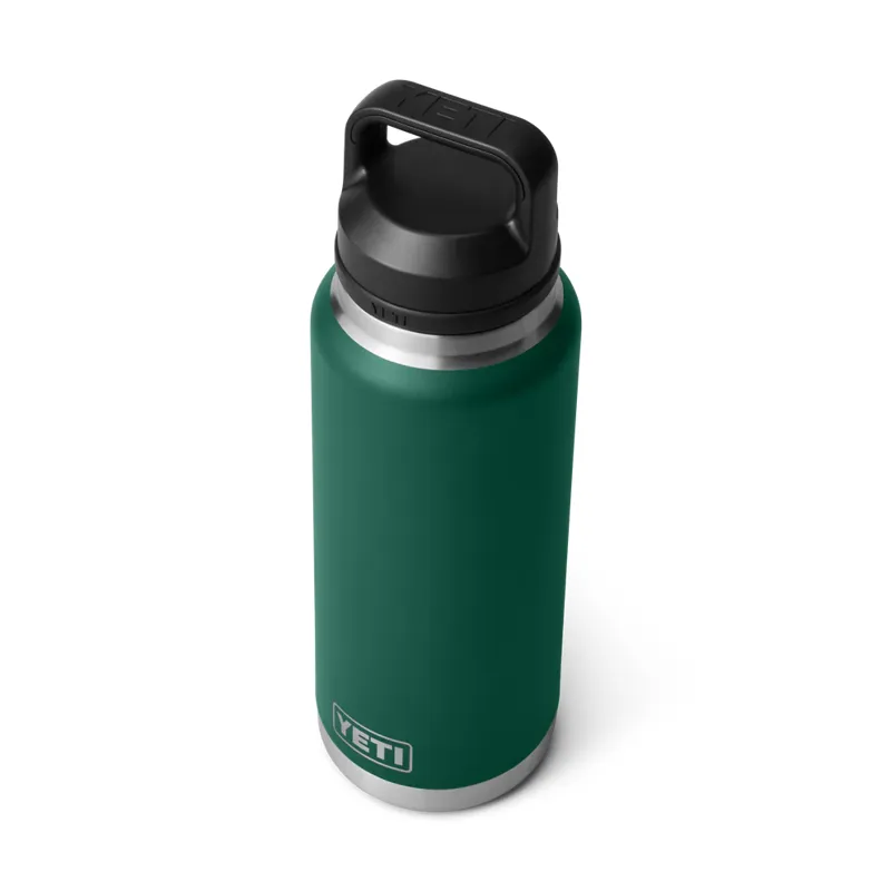 Yeti Rambler 36oz Bottle Chug Black Forest Green-1