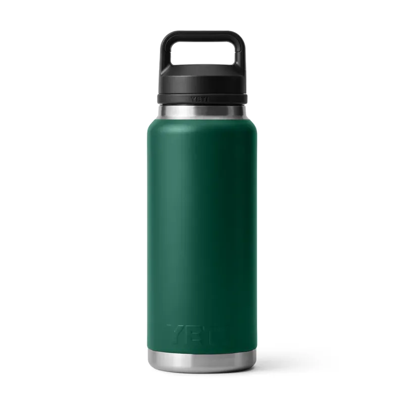 Yeti Rambler 36oz Bottle Chug Black Forest Green-3