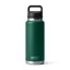 Yeti Rambler 36oz Bottle Chug Black Forest Green
