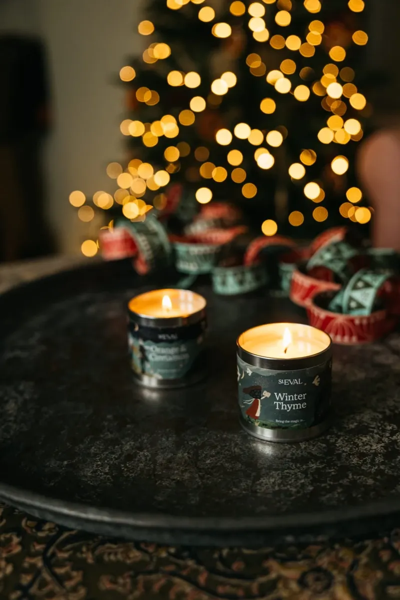 St. Eval Christmas Mini Tin Candle Set-5