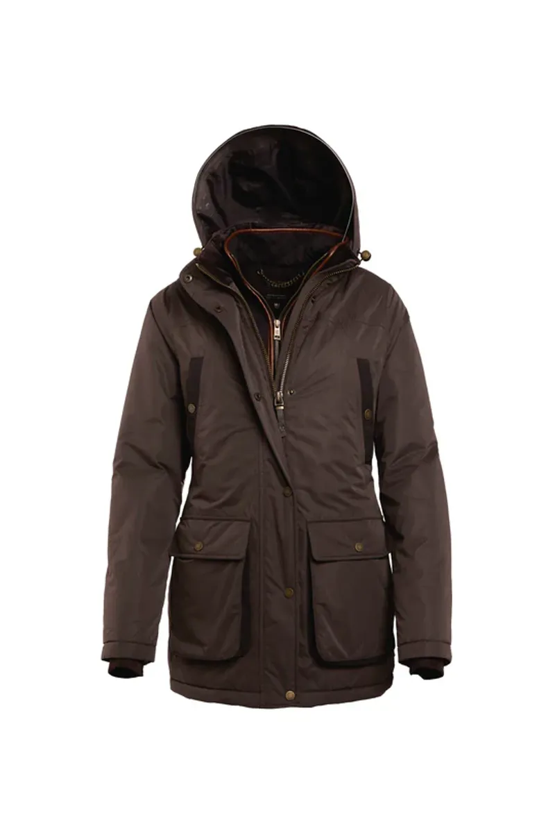 Holland Cooper Stamford Country Coat Chocolate