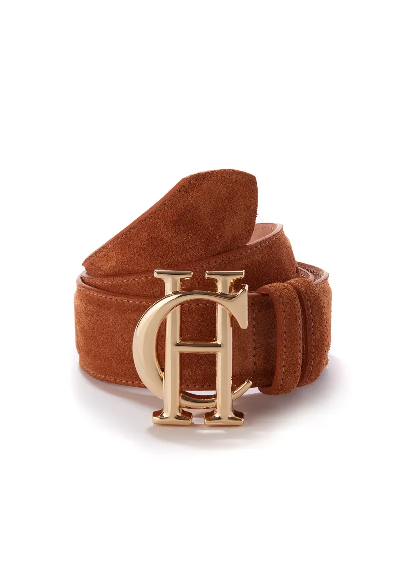 Holland Cooper Classic Belt Suede Tan