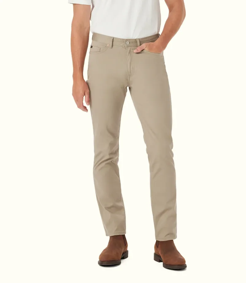 RM Williams Loxton 5 Pocket Jeans Stone -3