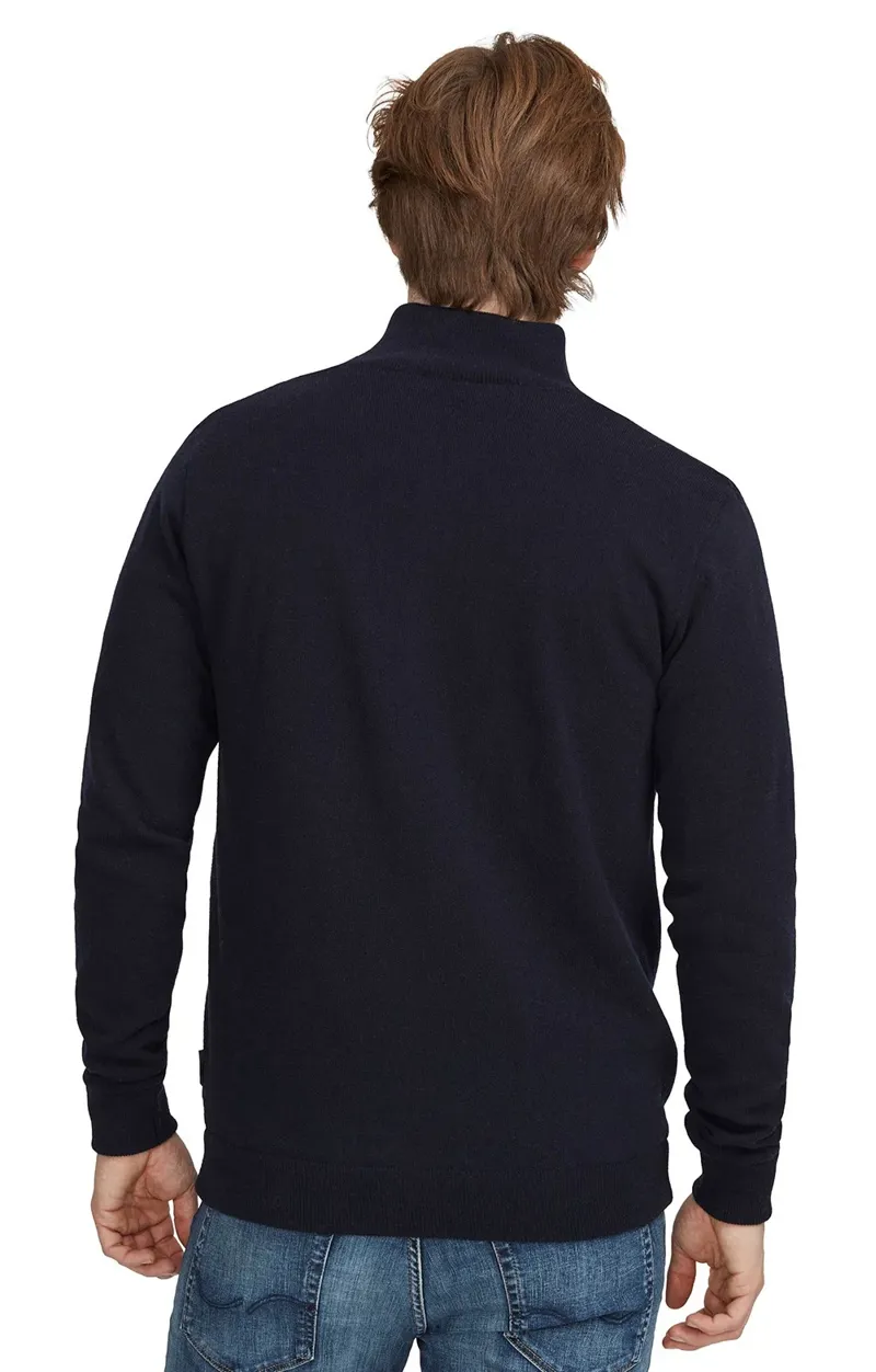 Holebrook Men's Stellan T-Neck Windproof Sweater Navy-2