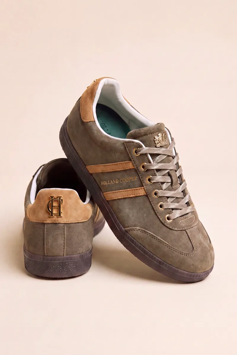 Holland Cooper Knightsbridge Court Trainer in Mole-4