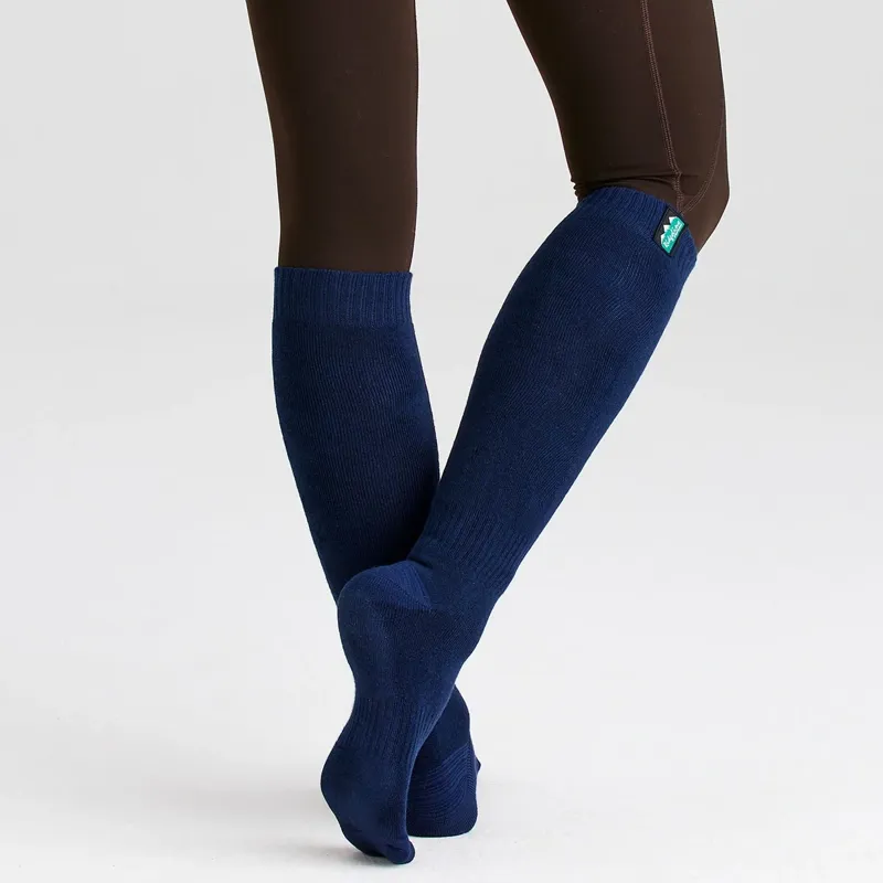 Ridgeline Cotton Work Sock Full Length in Navy Multi-4