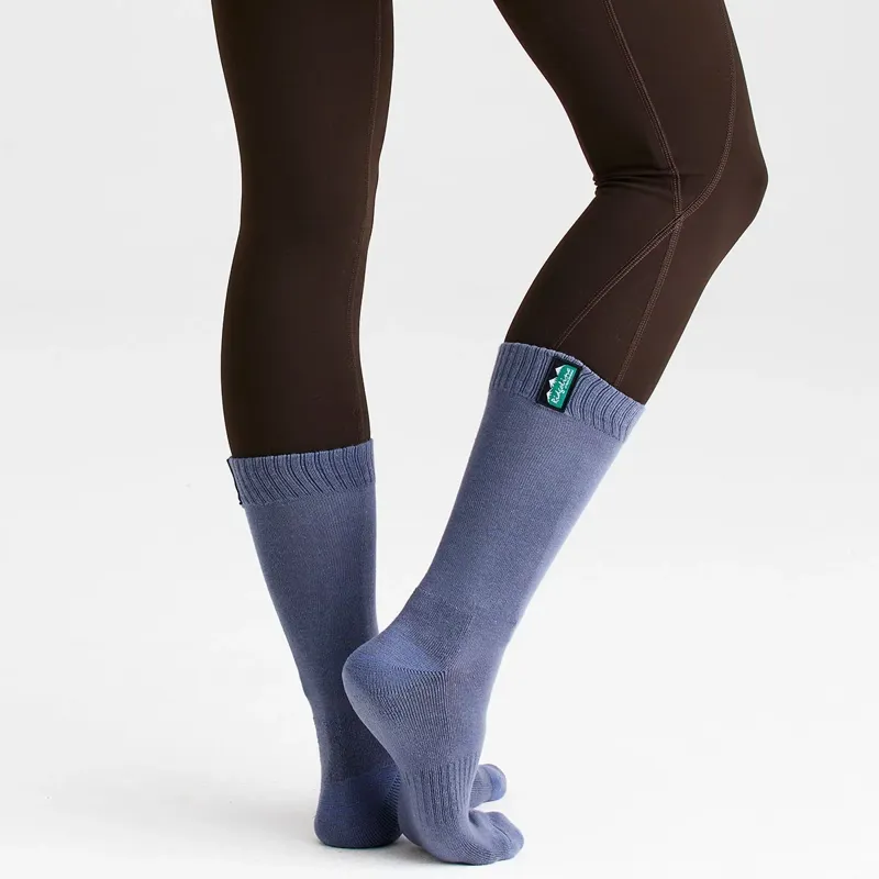 Ridgeline Cotton Work Sock Full Length in Navy Multi-5