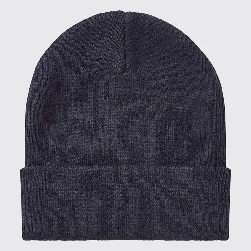 Ridgeline Heritage Fine Knit Beanie in Navy-1