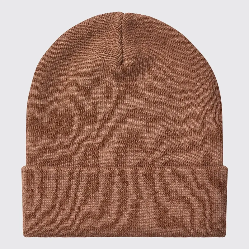 Ridgeline Heritage Fine Knit Beanie in Nutmeg-2