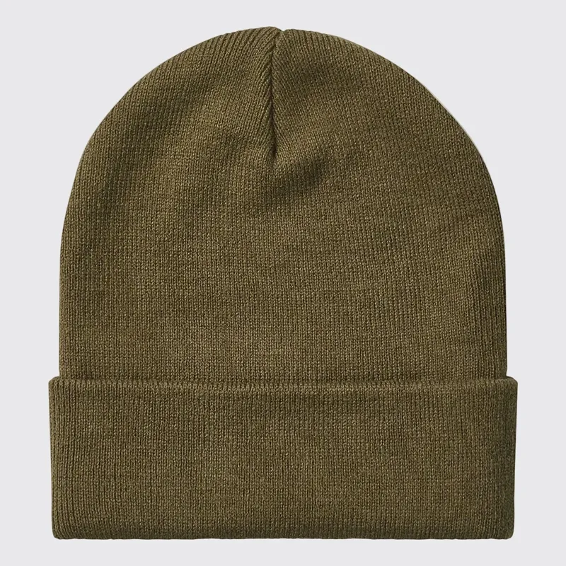 Ridgeline Heritage Fine Knit Beanie in Teak-3