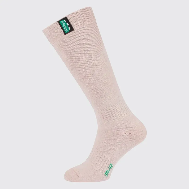 Ridgeline Cotton Work Sock Full Length in Oxblood Multi-1