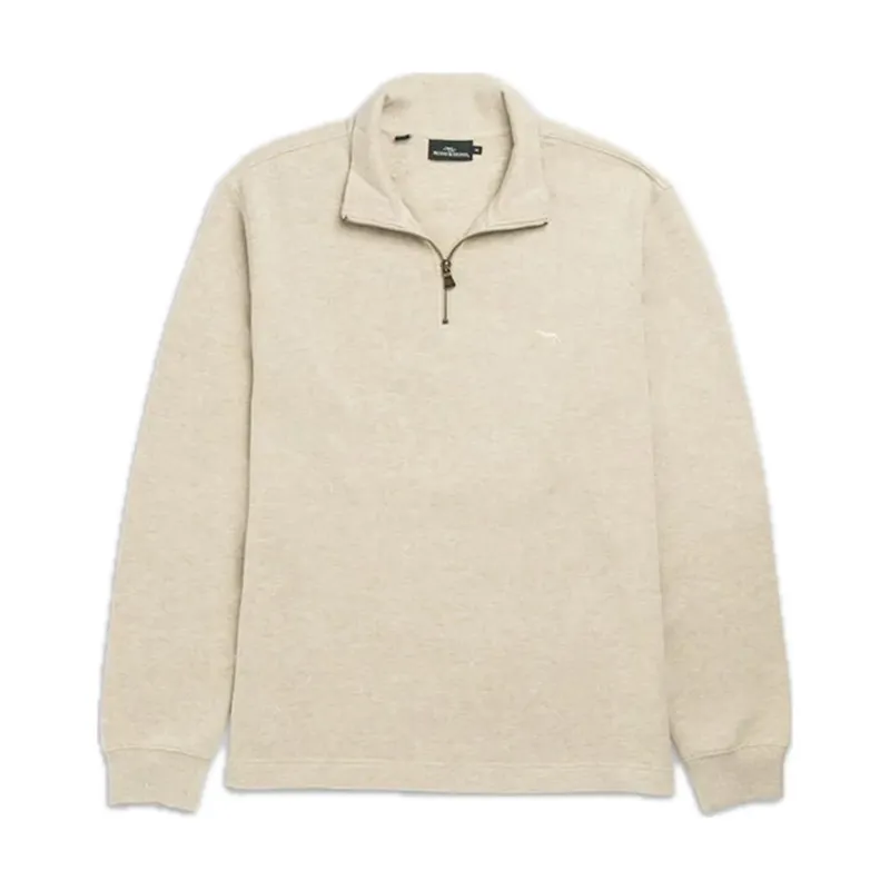 Rodd and Gunn Alton Ave Quarter Zip Sweat Camel