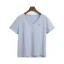Gant Ladies Shield SS V-Neck T-Shirt Fresh Blue