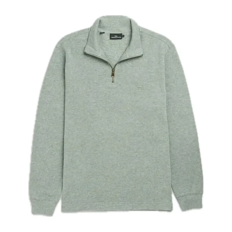 Rodd and Gunn Alton Ave Quarter Zip Sweat Sage