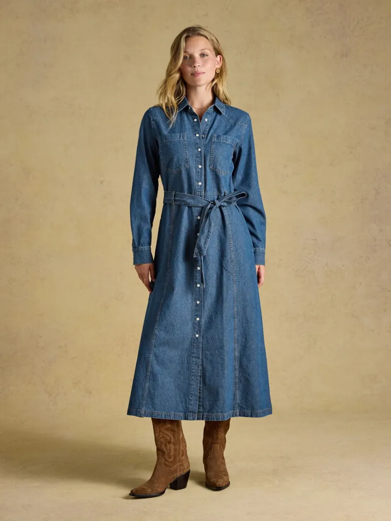 Joules Denim Western Dress-1