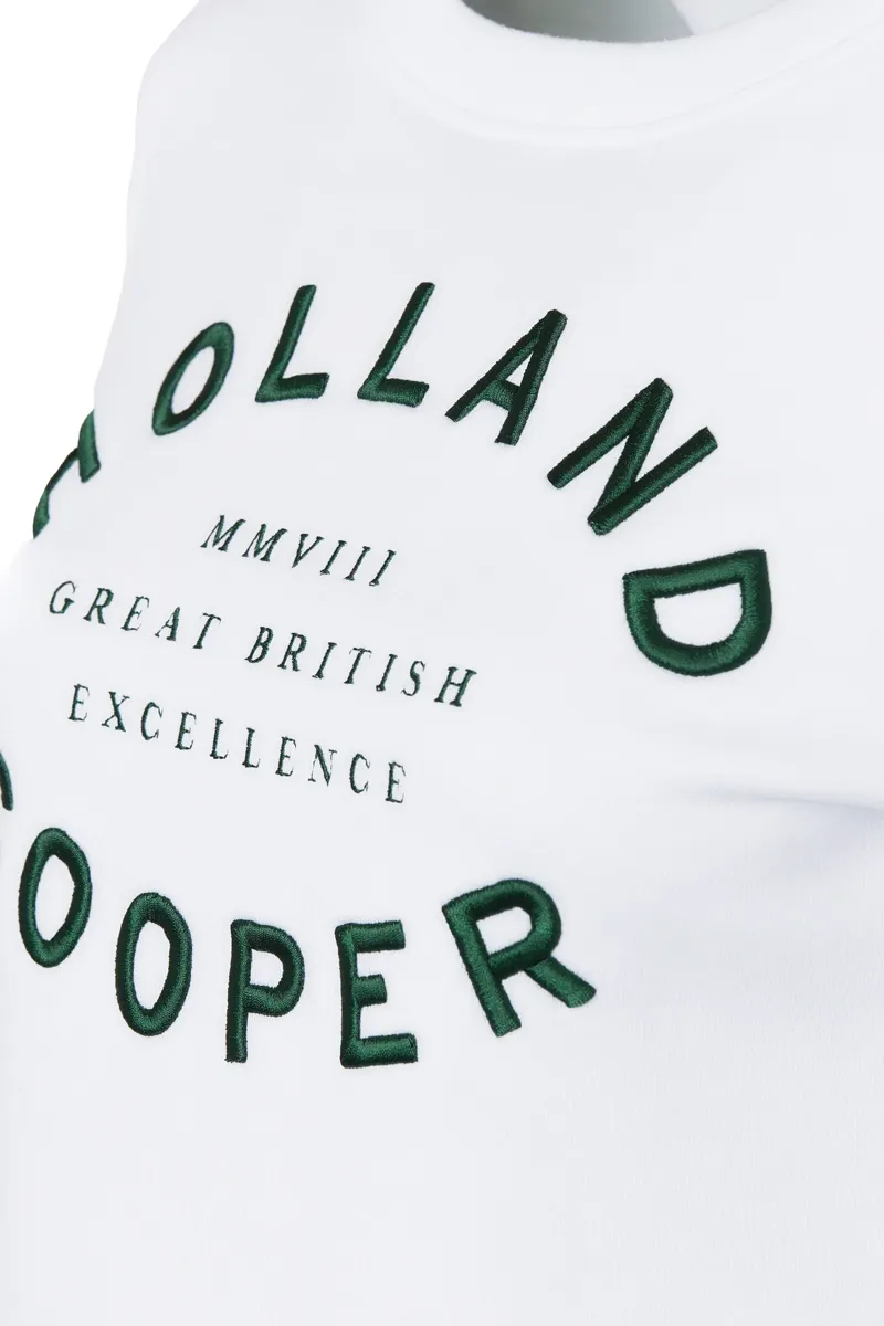 Holland Cooper Varsity Crew White-3
