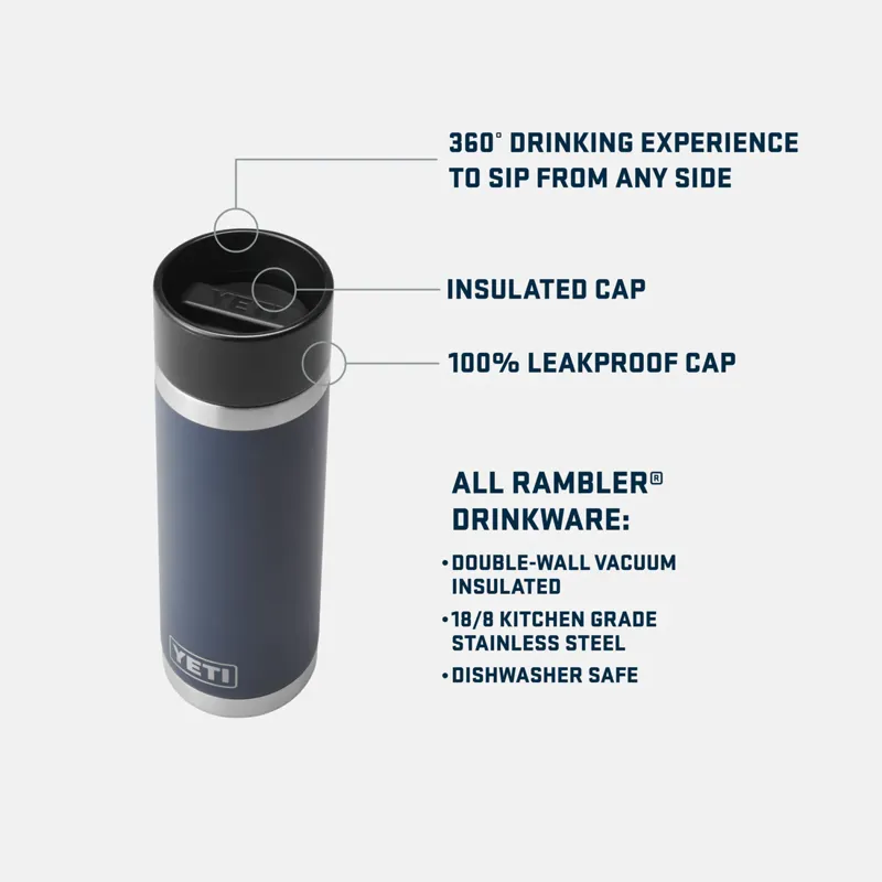 Yeti Rambler 18oz Hotshot Bottle Navy-3