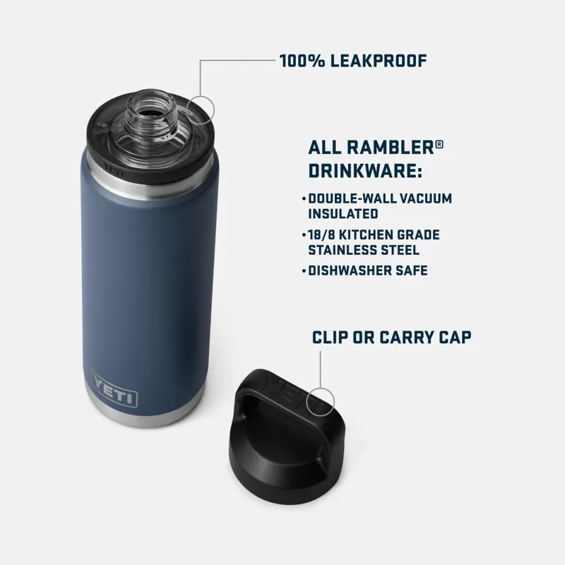 Yeti Rambler 26oz Bottle in Black-4