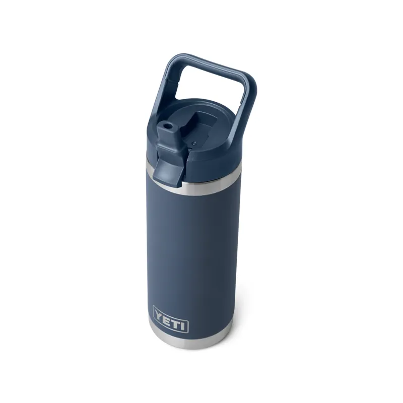 Yeti Rambler 18oz Colour Straw Bottle Navy-2