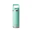 Yeti Rambler 18oz Bottle with Straw in Seafoam
