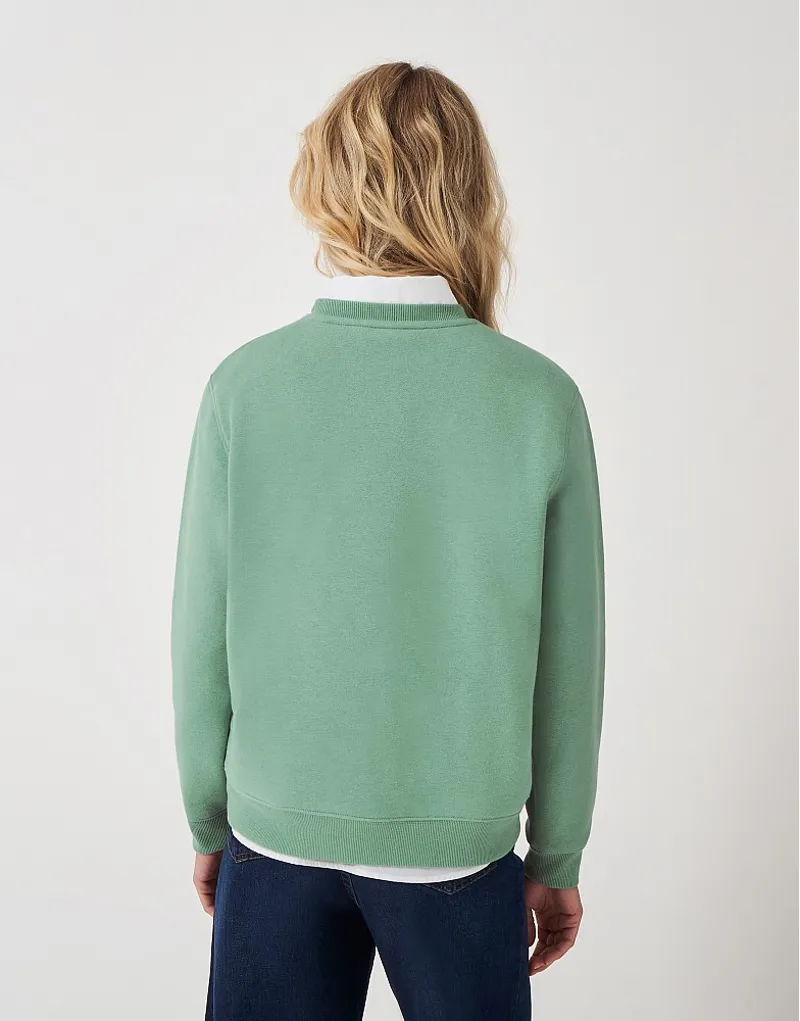 Crew Supersoft Crew Neck Sweatshirt Green-4