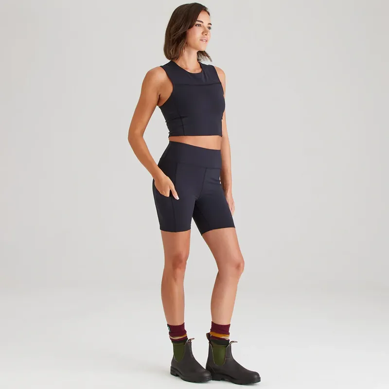 Ridgeline Infinity Women's Shorts in Black-3