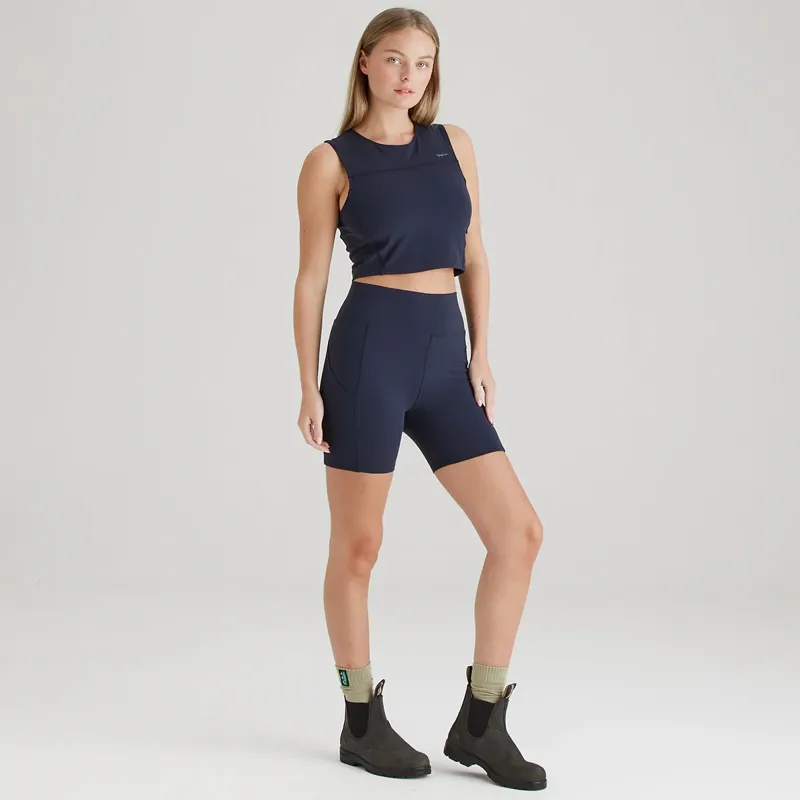 Ridgeline Infinity Women's Shorts in Navy-2