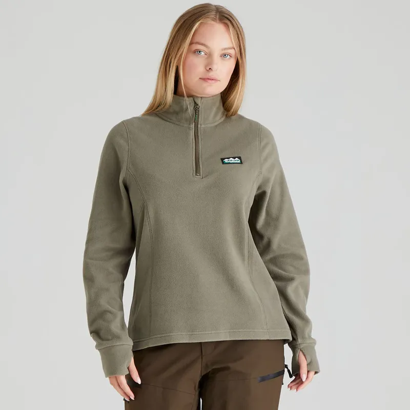 Ridgeline Ladies Narvik Fleece Smokey Olive-2
