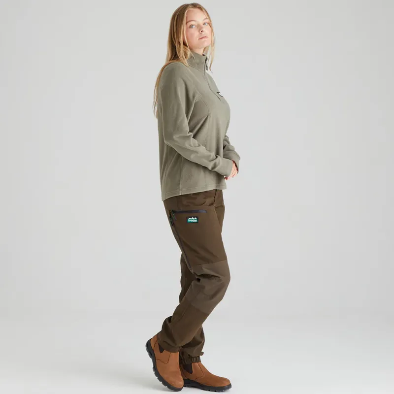 Ridgeline Ladies Narvik Fleece Smokey Olive-3