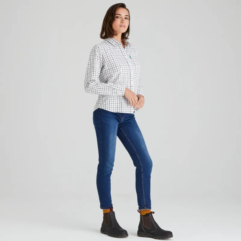 Ridgeline Sedgebrook Women's Shirt in Deep Forest/Smokey Olive-5