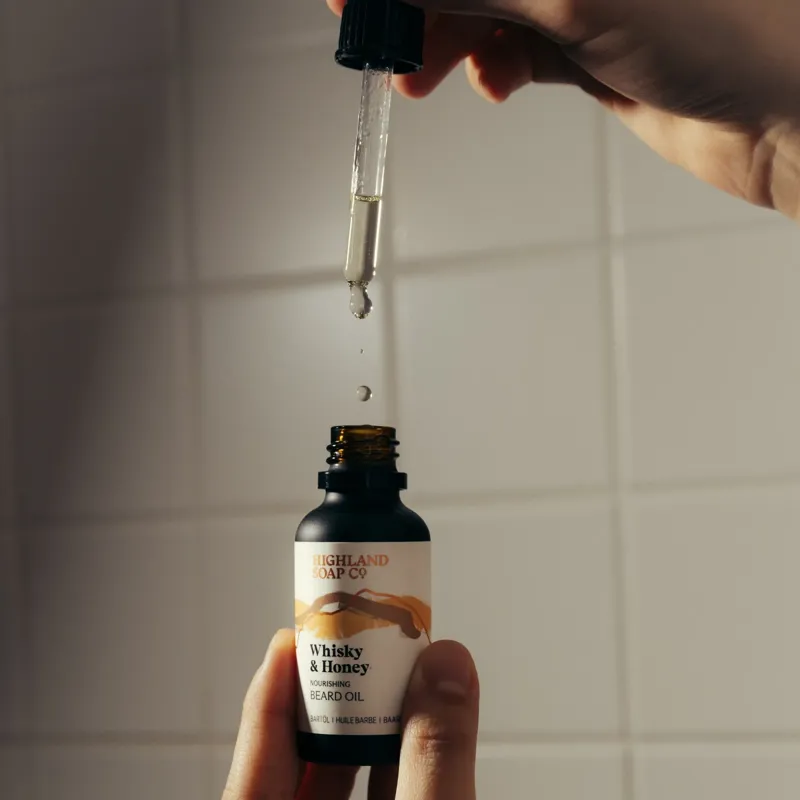 Highland Soap Co. Beard Oil 30ml in Whisky and Honey-2