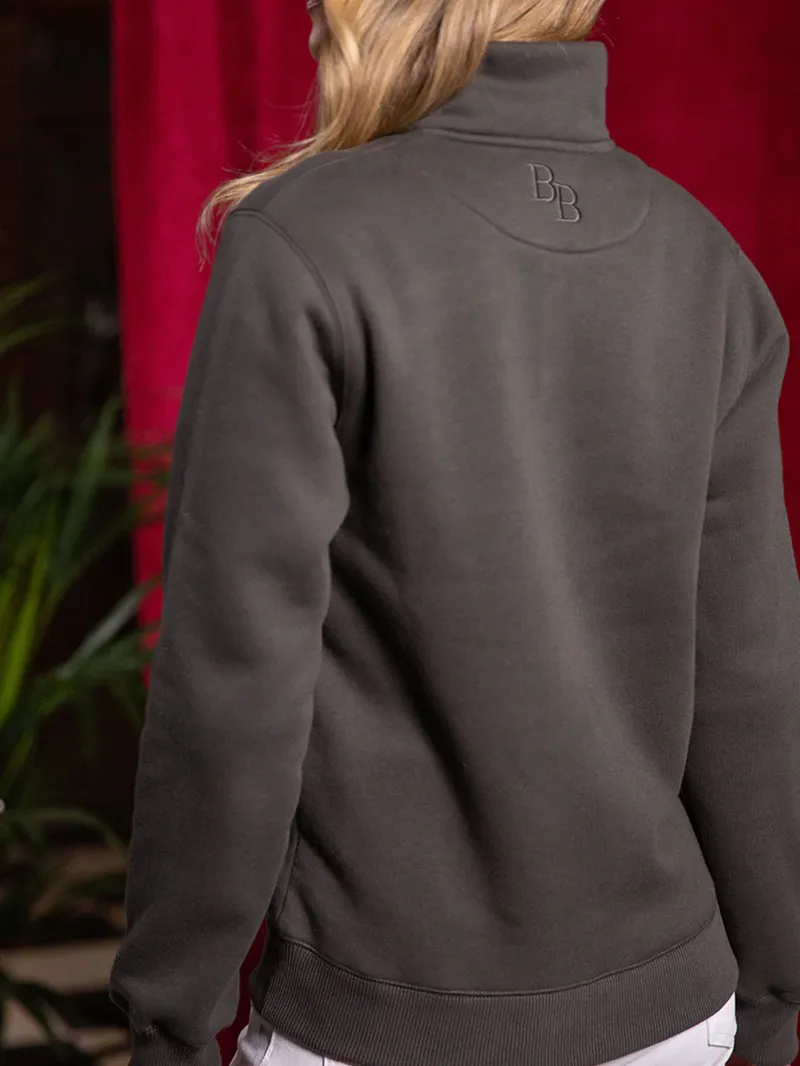 Beaumont and Bear Kingswear Limited Edition Unisex Quarter Zip Charcoal-3