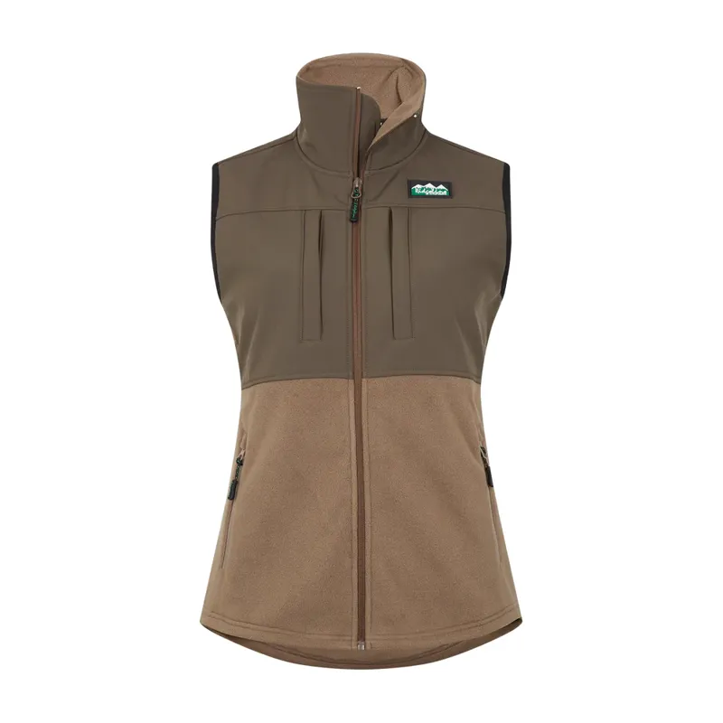 Ridgeline Ladies Hybrid Vest Bark/Light Bark